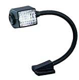 HELLA 004532171 '4532 Series' 12" 12V DC Fixed Mount Flexible Chart Reading Light with Black Housing