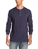 Wolverine Men's Walden Long Sleeve Henley, Navy, X-Large