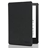 CoBak Case for Kindle Paperwhite - All New PU Leather Smart Cover with Auto Sleep Wake Feature for Kindle Paperwhite Signature Edition and Kindle Paperwhite 11th Generation 2021 Released, Black