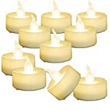 AMAGIC 30 Pack LED Tea Lights, Lasts 2X Longer, Flameless Tealights Candles with Flickering Warm White Light, Battery Operated Tea Lights Bulk for Mothers Day Gifts, D1.4'' X H1.3''