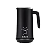 Instant Milk Frother, 4-in-1 Electric Milk Steamer, 10oz/295ml Automatic Hot and Cold Foam Maker and Milk Warmer for Latte, Cappuccinos, Macchiato, From the Makers of Instant Pot 500W, Black