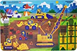 Constructive Eating Worksite Placemat for Toddlers, Infants, Babies and Kids - Placemat Toy is Made in The USA Using Materials Tested for Safety