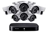 Lorex Weatherproof Indoor/Outdoor Wired Home Surveillance Security System, 8 x 4K Ultra HD Cameras w/Color Night Vision,Advanced Motion Detection&Smart Home Compatibility–Incl. 2TB 8 Channel 4K DVR