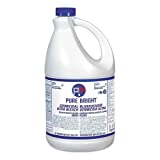 KI Pure Bright BLEACH6 Liquid Bleach, 1 Gallon Bottle (Case of 6) (2 Case (12))