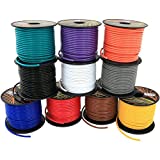 GS Power 16 Gauge Wire – Automotive Electrical Spool, 10 x 100ft Rolls of Copper-Clad Aluminum Primary Wires for Car Stereo & Remote Trailer Wiring
