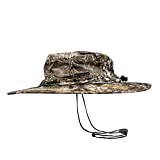 FROGG TOGGS Mens Waterproof Breathable Boonie Hat, Realtree Edge