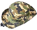Sun Hat Bucket-Boys-Camouflage Hats Fishman Cap Packable for 5 to 8 Years Old (54cm Suggested for 4-6years Old Kids, Camo)