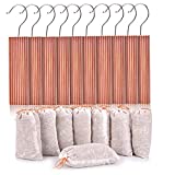 Homode Cedar Blocks, Cedar Hang Ups for Clothes Storage, Cedar Sachets for for Closets and Drawers, Fresh Scent Ceder Wood, 18 Pack