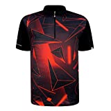 SAVALINO Men's Bowling Sublimation Printed Jersey, Material Wicks Sweat & Dries Fast, Size S-5XL