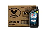Valvoline VR1 Racing Synthetic SAE 20W-50 High Performance High Zinc Motor Oil 1 QT, Case of 6