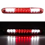 For 2007-2013 Chevrolet Silverado/GMC Sierra 1500 2500HD 3500HD LED Third 3rd Brake Light Cargo Light Center High Mount Lamp Tail Light (Red Lens)