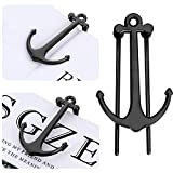 2 Pieces Bookmarks Creative Bookmark Metal Page Holder for Students Teachers Graduation Gifts School Office Supplies (Black)