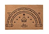 Speak Friend And Enter V3 - Lord of the Rings - The Hobbit - LOTR - Personalized Doormat - Wedding Gift - Housewarming Gift (24" x 16")