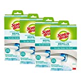 Scotch-Brite Disposable Toilet Scrubber Refills, Removes Rust & Hard Water Stains, 48 Disposable Refills