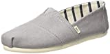 TOMS Women's Seasonal Classic Alpargata Morning Dove Heritage Canvas 9.5 M