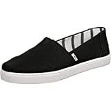 TOMS Women's Alpargata Cupsole Slip-On Sneaker Black Heritage Canvas 8 M