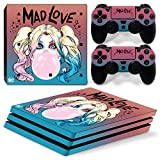 PS4 Pro Skin Console & Controllers, Vinyl Skin for Playstation 4 Pro Console and Controllers, PS4 Pro Sticker Decal Cover for Whole Body - Mad Love