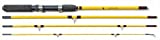 Eagle Claw Pack-It Spin-Fly Rod 4Pc 7'6, Glass, Model:PK601-7'6