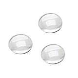 Glass Cabochons Dome Tiles, 100PCS 12mm, Clear Round Flat Back Dome Cabochons Set for DIY Craft Photo Charms, Cameo Pendants, Rings, Necklace and Jewelry Making