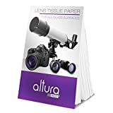 (250 Sheets / 5 Booklets) - Altura Photo Lens Cleaning Tissue Paper, Universal Compatibility Lens Paper for DSLR & Mirrorless Lenses Photo Cleaning