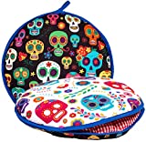 Largest! TWO SIDED Tortilla Warmer, 12” Insulated and Microwaveable, Fabric Pouch Keeps Them Warm for up to One Hour! Perfect Holder for Corn & Flour, Insulated Keeper! By ENdeas