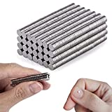 Dailymag Powerful N35 D3x1MM Neodymium Disc Magnets, 3500 Gauss Magnets, Great Gift for Garage, Fridge, DIY, Craft, and Office Magnets, Pack of 300pc (N35-D3X1MM-300)