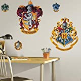 RoomMates RMK1551GM Harry Potter Crest Peel and Stick Giant Wall Decal