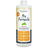 Premium Oxyfresh Pro Formula Fresh Mint Mouthwash  Patented Zinc Mouthwash for All Day Fresh Breath & Healthy Gums  Refreshing & Alcohol Free Mouthwash | 16oz