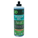 3D Eraser Gel Hard Water Stain Remover - 16 oz - Hard Water Spot Remover for Cars, Glass, and Paint - All Natural Shower Door Cleaner - Cleans Mirrors, Windows, Chrome Surfaces, and More