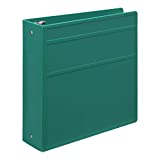 Carstens 3- Inch Heavy Duty 3-Ring Binder - Side Opening, Teal