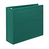 Carstens 4- Inch Heavy Duty 3-Ring Binder - Side Opening, Teal