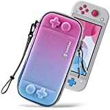 tomtoc Switch Lite Case, Slim Protective Carrying Case with Original Patent, Travel Storage Switch Lite Sleeve with 8 Game Cartridges and Military Level Protection for Nintendo Switch Lite, Galaxy