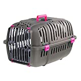 Ferplast Jet Pet Carrier: Value Dog Carrier Suitable for Toy Dog Breeds & Small Cats, Assembled Dimensions: 18.51L x 12.6W x 11.42H inches, Fuchsia