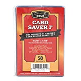 Cardboard Gold Card Saver 1 - Psztywny uchwyt NA karty kolekcjonerskie do wysania oceny - 1 x Opaque 50 Pieces