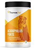 Thomas Pet Acidophilus Forte - Probiotic for Dogs, Cats & Birds - Probiotics for Gut Flora, Stomach Upset, Nutrient Absorption, Digestion, Occasional Diarrhea & Immune Health - 16 Ounces, Powder