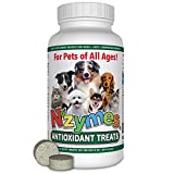 Nzymes Antioxidant Treats for Dogs Joints, Hips, Paralysis, Skin, Coat, Hair Loss, Aging, Digestion, Neurological, Seizures - 60 Treats - Made in The USA