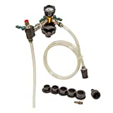 OEMTOOLS 24444 Coolant System Refiller Kit, 5 Adapters, Eliminate Trapped Air, Test Radiator and Heating Core Lines for Leaks, Vacuum Fill Coolant Tool, Vacuum Leak Tester