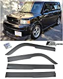 Extreme Online Store for 2004-2007 Scion xB | EOS Visors Mugen Style Smoke Tinted Side Window Vent Visors Rain Guard Deflectors JDM