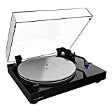 Fluance RT85 Reference High Fidelity Vinyl Turntable Record Player with Ortofon 2M Blue Cartridge, Acrylic Platter, Speed Control Motor, Solid Wood Plinth, Vibration Isolation Feet - Piano Black