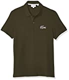 Lacoste Men's Short Sleeve Chenille Croc Pique Polo Shirt, Baobab, XX-Large