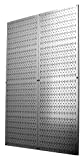 4 Foot Pegboard Sheets with Formed Edges by Wall Control Pegboard – Two Pack of 16in x 48in Metal Pegboard Panels