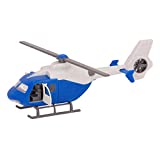 Driven by Battat Helicopter  Toy Helicopter with Lights and Sound  Rescue Vehicles and Toys for Kids Aged 3 and Up