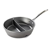 Nordic Ware Divided Sauce Pan, 2-in-1, Silver