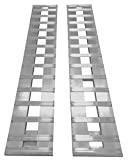 GEN-Y Hitch Aluminum Trailer Ramps Car ATV Truck Ramps 1 Pair 2- ramps = 6000lb Capacity 14" Wide x 84" Long