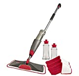 Rubbermaid Reveal Spray Microfiber Floor Cleaning Kit for Laminate & Hardwood Floors, Spray Mop with Reusable Washable Pads, Commercial