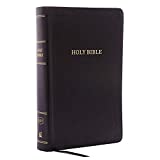 KJV, Reference Bible, Personal Size Giant Print, Bonded Leather, Black, Thumb Indexed, Red Letter, Comfort Print: Holy Bible, King James Version