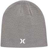 Hurley Men's Winter Hat - Classic Icon Beanie, Size One Size, Grey