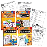 180 Days of Practice - 3rd Grade Workbook Set - Includes 4 Assorted Third Grade Workbooks for Daily Practice in Reading, Math, Writing, and Grammar Skills