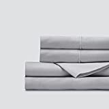 Everspread Bed Sheets (4 Piece Sheet Set), Full Size, Light Gray. Ultra-Soft & Breathable. Luxury Bedding. Deep Pockets - Fits Mattresses up to 16 inches. Wrinkle & Fade Resistant