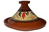 Moroccan Lead Free Cooking Tagine Glazed X-Large 13 Inches in Diameter Authentic Food